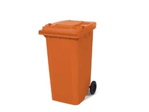 120 LT WHEELED GARBAGE CONTAINER ORANGE CTK-3003