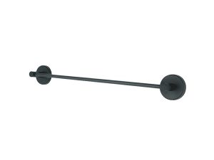 MATT BLACK LONG TOWEL HOLDER MS006
