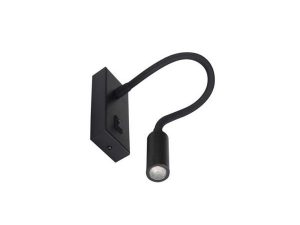 FORLİFE 3W BLACK CASE BEDSIDE LUMINAIRE SCONCE 3200K DAYLIGHT FL-2299 S