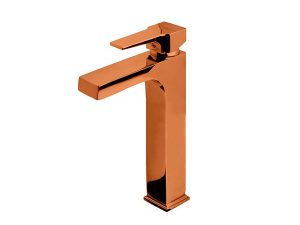 NEWARC AQUA BOWL TYPE BASIN FAUCET POLISHED COPPER 941001S