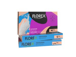 FLOREX GLOVES BLUE 100 PACK