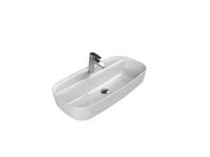 TURQUOISE CERASTYLE AQUA COUNTERTOP SINK 80X40CM 077300-U