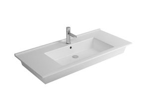 NEWARC WASHBASIN WITH ETAGERE SILVER SILVER 80X45X2,5CM 501080