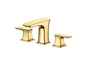 NEWARC LIFE 3 HOLE BASIN FAUCET GOLD 981568