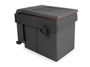 CABINET WASTE BIN ANTHRACITE 15 LT