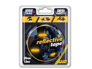 BOSS TAPE REFLECTIVE TAPE YELLOW 35MMX1,5MT | BOSS TAPE YANSITICI BANT SARI 35MMX1,5MT