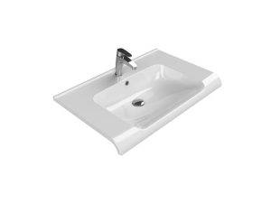 TURQUOISE CERASTLYE ANOVA WASHBASIN 80X50CM 090700-U