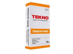 TECHNOFAY RAPID FAST SETTING CERAMIC ADHESIVE GRAY 25KG