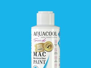 AQUACOOL TREND M A C WATER BASED ACRYLIC HOBBY PAINT 733 IRMAK BLUE