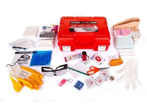 EMERGENCY DISASTER AND EARTHQUAKE KIT WALL MOUNTED PORTABLE ASR-5013 | ACİL AFET VE DEPREM KİTİ DUVARA MONTE TAŞINABİLİR ASR-5013
