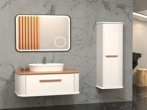 AQUANİL CASSE 100 CM BATHROOM CABINET WHITE