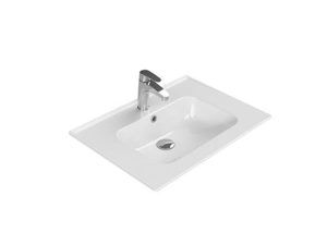 TURQUOISE CERASTYLE BLUE WASHBASIN 60X47CM 042000-U