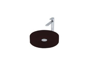 NEWARC MILTES COUNTERTOP WASHBASIN GLOSSY BLACK 34X9,5CM MILT L 034-B