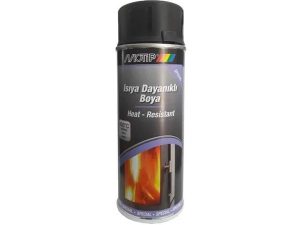 MOTIP HEAT RESISTANT SPRAY PAINT BLACK 400 ML 34115