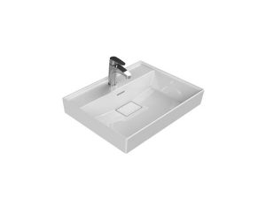 TURQUOISE CERASTYLE SHARP WASHBASIN 60X48CM 037100-U