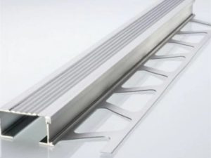 TESAY ALUMINUM STAIR STEP PROFILE 10MM MATT ANODIZED BPRA10