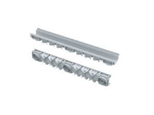 MAXIFLOW PLASTIC CHANNEL GUTTER 75X130X1000MM WHITE 30890