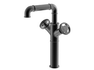 NEWARC VICTORY BOWL TYPE BASIN FAUCET BLACK 105001