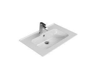 TURQUOISE CERASTYLE BLUE WASHBASIN 70X47CM 042200-U