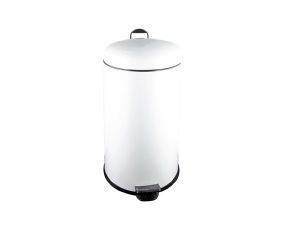 MAXİFLOW PEDAL OPERATED BUMP LID DUSTBIN PAINTED WHITE 3 LT 30824