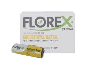 FLOREX 523 INDUSTRIAL BATTAL GARBAGE BAG 72X95CM 20 ROLLS 1 ROLL 10 PIECES