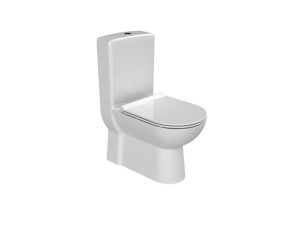 TURQUOISE BELLA WALL-MOUNTED TOILET SET UF SLOW LID AND INTERIOR SET005015