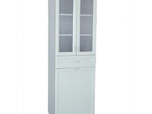 ZEN MULTIPURPOSE PVC PLASTIC CABINET WITH BASKET 60X180X37CM