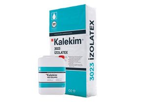 KALEKİM 3023 IZOLATEX DOUBLE BINDER WATERPROOFING MATERIAL 25KG SEMI-ELASTIC | KALEKİM 3023 İZOLATEX ÇİFT BAĞLAYICI SU YALITIM MALZEMESİ 25KG YARI ELASTİK