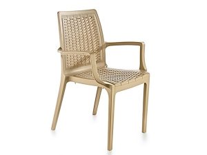 BREZZA 2524 RATTAN ARMCHAIR DESERT BEIGE