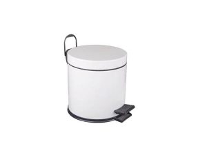 MAXİFLOW STANDARD WASTE BIN PAINTED WHITE 5 LT 18204 8-PACK