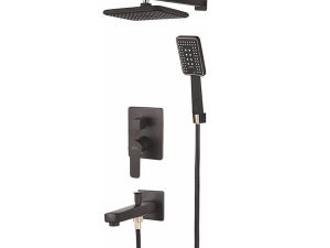 VENEZIA RIVER BUILT-IN BATHROOM SET BLACK YG- BRASS BODY 5031380-05