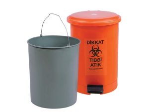 NEMKAR MEDICAL WASTE BUCKET WITH PEDAL TAK-1140 40 LT