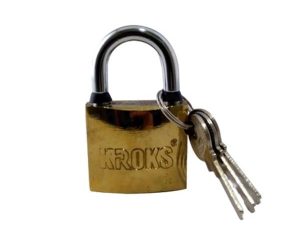 BAY-TEC PADLOCK YELLOW 38MM MK2334
