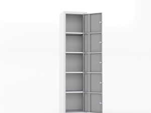 MASTER STEEL STORAGE CABINET METAL 5 COMPARTMENT 41X40X175 U-GZ05