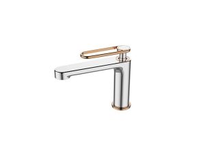 NEWARC ZETA BASIN FAUCET CHROME-BRIGHT COPPER 671521