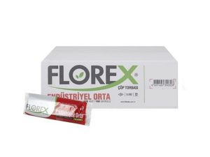 FLOREX 527 INDUSTRIAL MEDIUM GARBAGE BAG 55X60CM 25 ROLLS 1 ROLL 20 PIECES | FLOREX 527 ENDÜSTRİYEL ORTA ÇÖP TORBASI 55X60CM 25 RULO 1 RULO 20 ADET