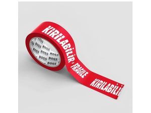BOSS TAPE BREAKABLE PRINTED DUCT TAPE 50MMX66MT | BOSS TAPE KIRILABİLİR BASKILI KANAL BANDI 50MMX66MT