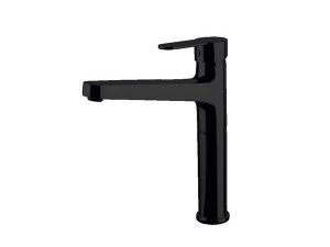 NEWARC DOMİNO BOWL TYPE BASIN FAUCET BLACK 971001B | NEWARC DOMİNO KASE TİPİ LAVABO BATARYASI SİYAH 971001B