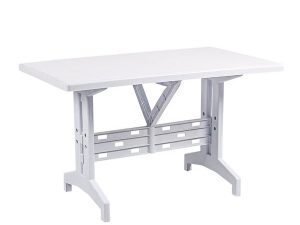 BREZZA 2575 RECTANGULAR TABLE 70X120X72 CM WHITE