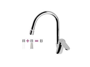 NEWARC MASTER ROTARY AERATOR SINK FAUCET 187731D | NEWARC MASTER DÖNER PERLATÖRLÜ LAVABO MUSLUĞU 187731D