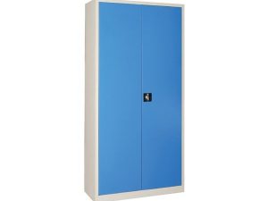 MASTER STEEL FILING CABINET 92X40X195 U-DSY01 GRAY BODY-BLUE COVER