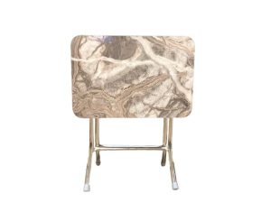 DOĞAN LUXURY MARBLE PATTERN FOLDING PICNIC TABLE 40X60 DL-130 | DOĞAN LÜKS MERMER DESEN KATLANIR PİKNİK MASASI 40X60 DL-130