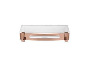 VENEZIA ANATOLIA ROSE GOLD DECORATIVE STONE FLAT BATHROOM SHELF 5070701-21