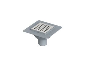 MAXİFLOW STD FLOOR DRAIN 10X10 Ø70 BOTTOM OUTLET 14078