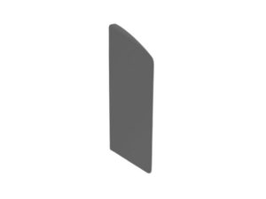 NEWARC LIFE URINAL PARTITION MATT ANTHRACITE 54,5X32 5872MA