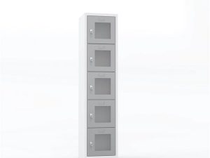 MASTER STEEL STORAGE CABINET 5 COMPARTMENTS WITH PLEXI DOOR 41X40X175 U-GZ05-P | MASTER ÇELİK DEPOLAMA DOLABI 5 BÖLMELİ PLEKSİ KAPILI 41X40X175 U-GZ05-P