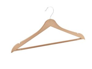 BEE HOME WOOD LOOK HANGER 3 PCS AK 439