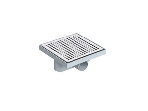 MAXİFLOW LİNE SQUARE FLOOR DRAIN 20X20CM SIDE OUTLET 18154 | MAXİFLOW LİNE KARE YER SİFENİ 20X20CM YAN ÇIKIŞ 18154