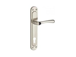 AS-218 CENTER DOVE RIGHT DOOR HANDLE YALE NICKEL SATIN