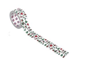 BOSS TAPE PRINTED DUCT TAPE 50MMX66MT CHRISTMAS ORNAMENT PRINTED